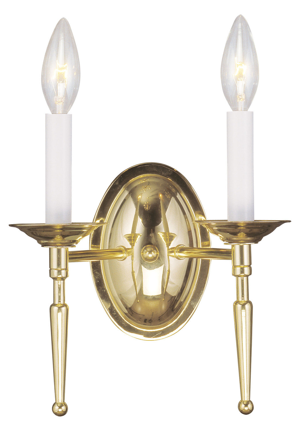 Polished Brass Wall Light by Livex Lighting