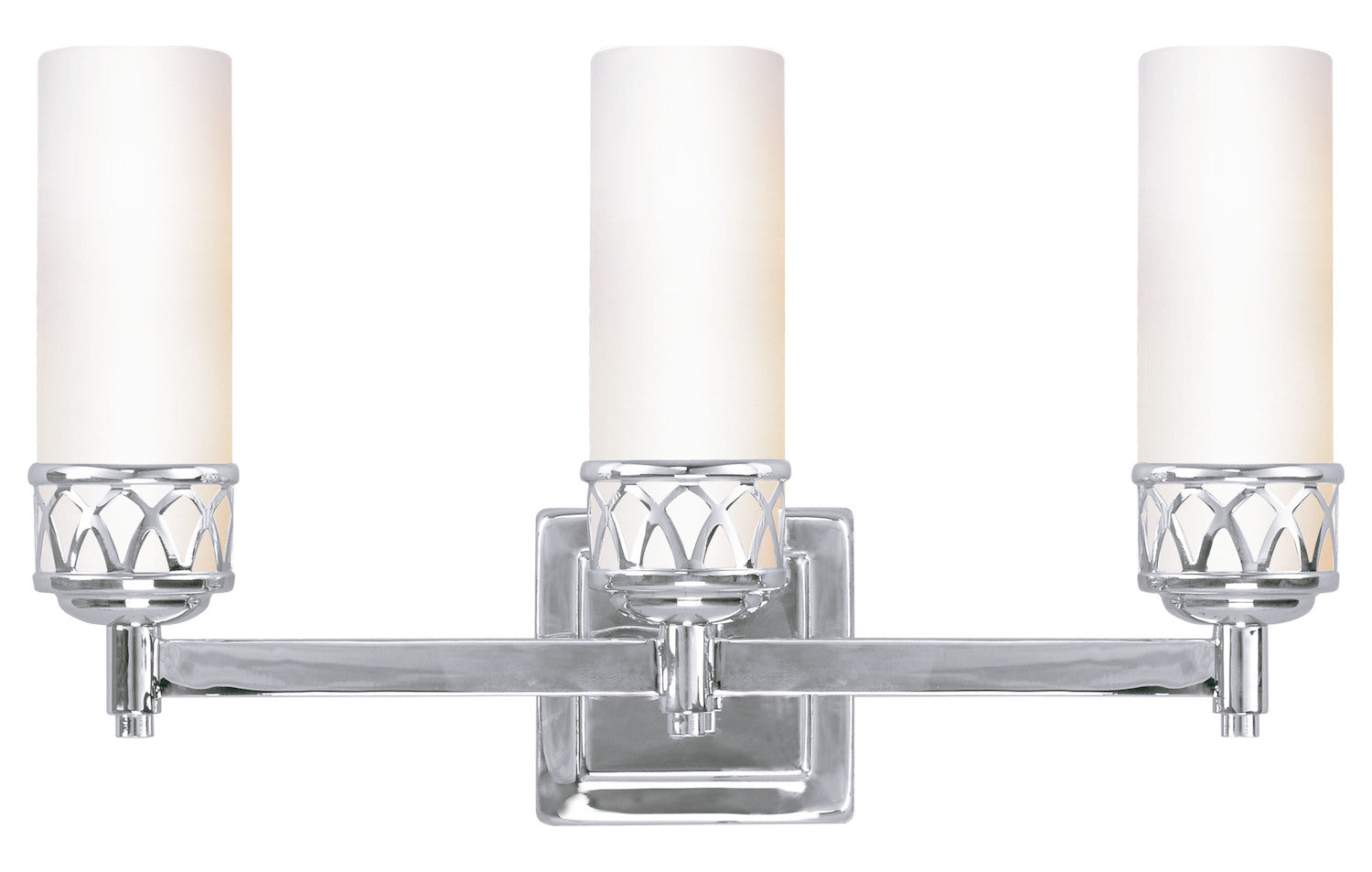 3 Light Polished Chrome Bath by Livex Lighting