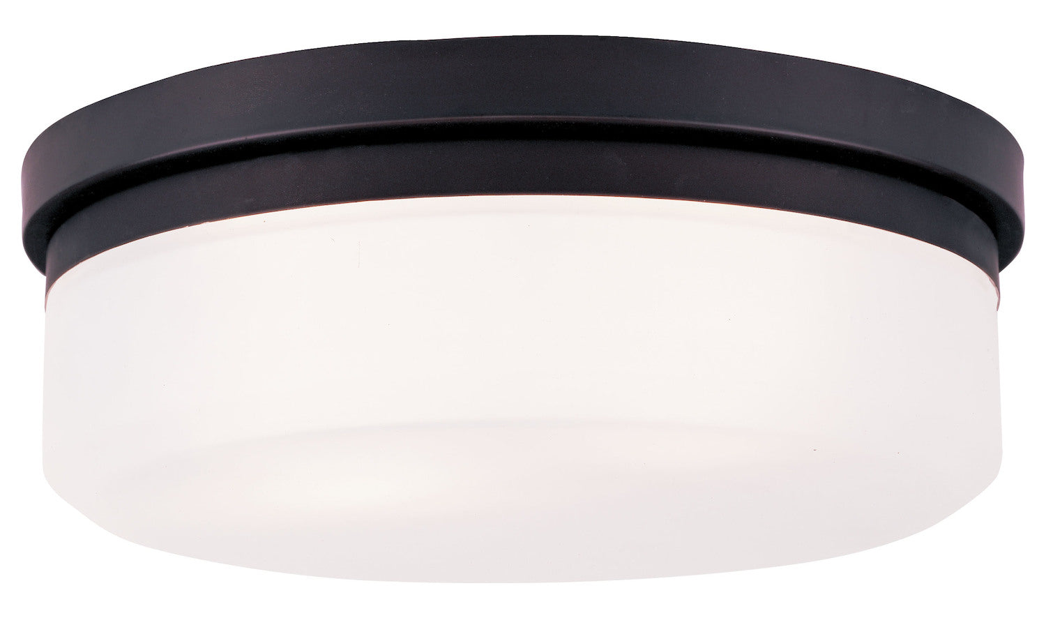 Bronze 13 Inch Wide Flush Mount Ceiling Fixture / Wall Sconce With 2 Lights by Livex Lighting