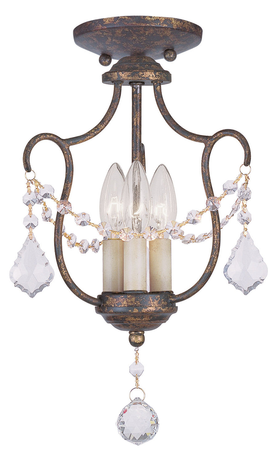 Venetian Golden Bronze Up Chandelier by Livex Lighting