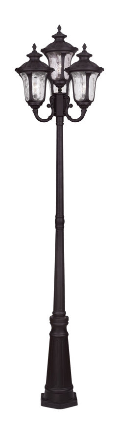 Four Light Bronze Post Light by Livex Lighting