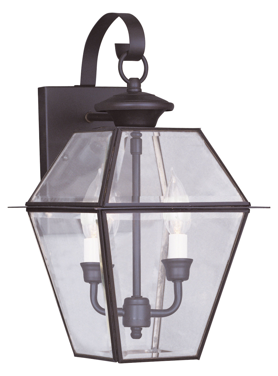 2 Light Bronze Outdoor Wall Lantern by Livex Lighting