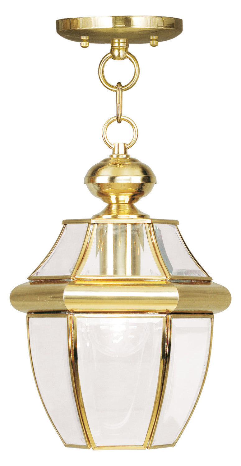 Polished Brass Hanging Lantern by Livex Lighting