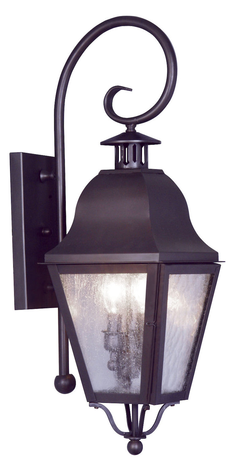 2 Light Bronze Outdoor Wall Lantern by Livex Lighting