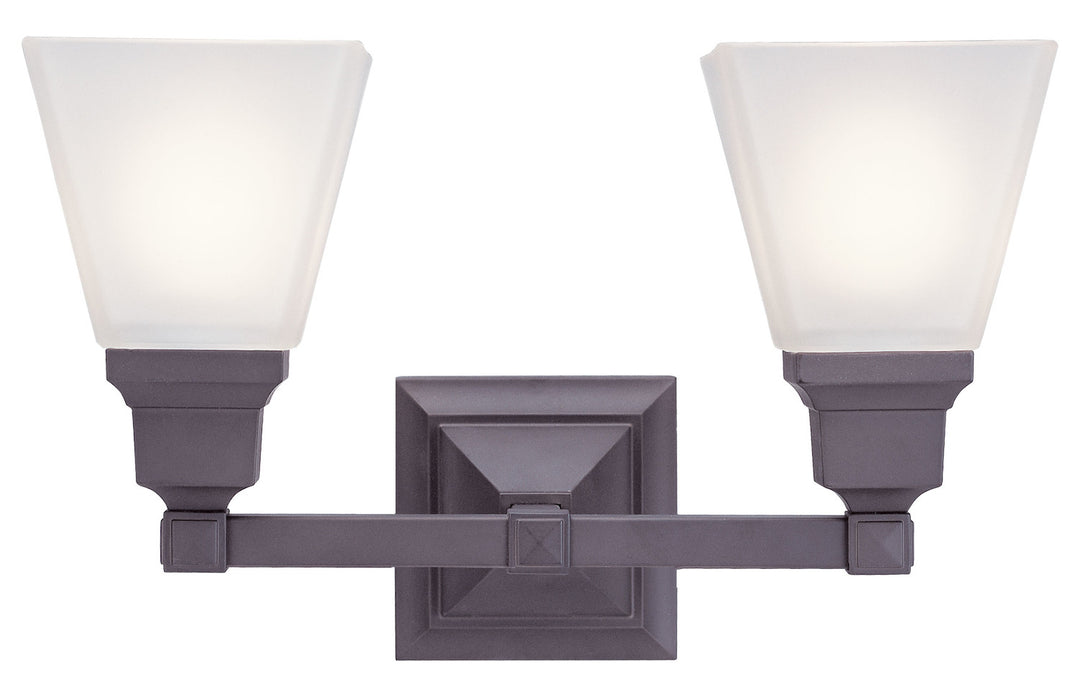 2 Light Bronze Bath Light by Livex Lighting