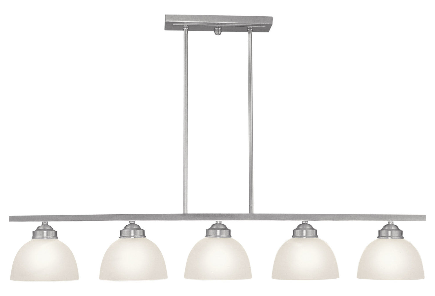 Brushed Nickel Island Light by Livex Lighting