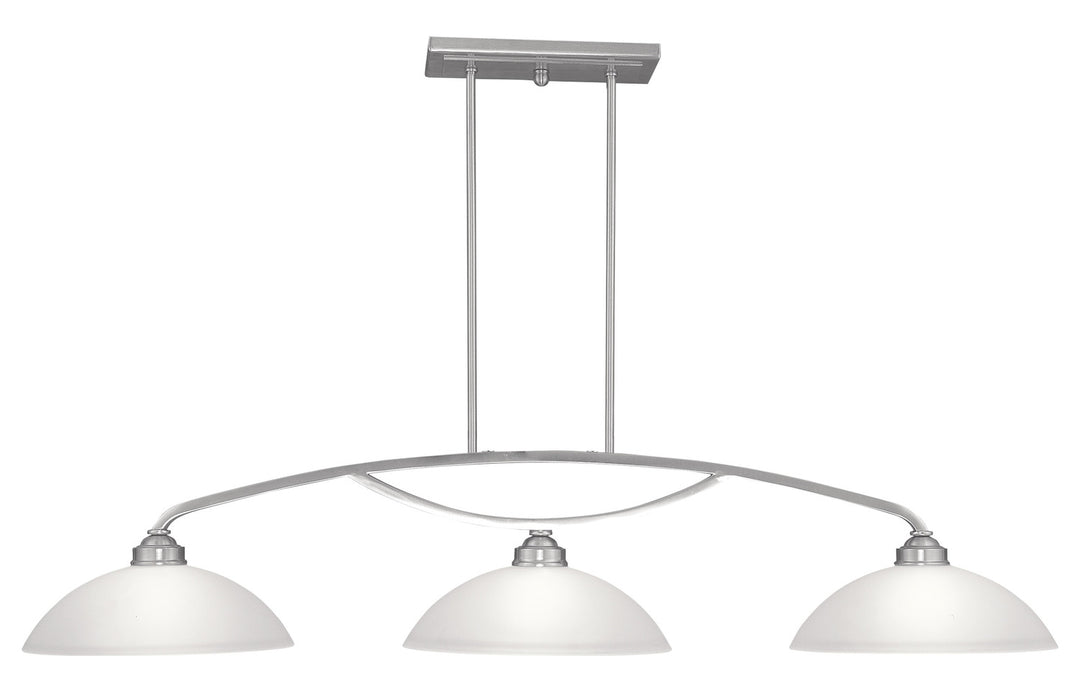 Brushed Nickel Island Light by Livex Lighting