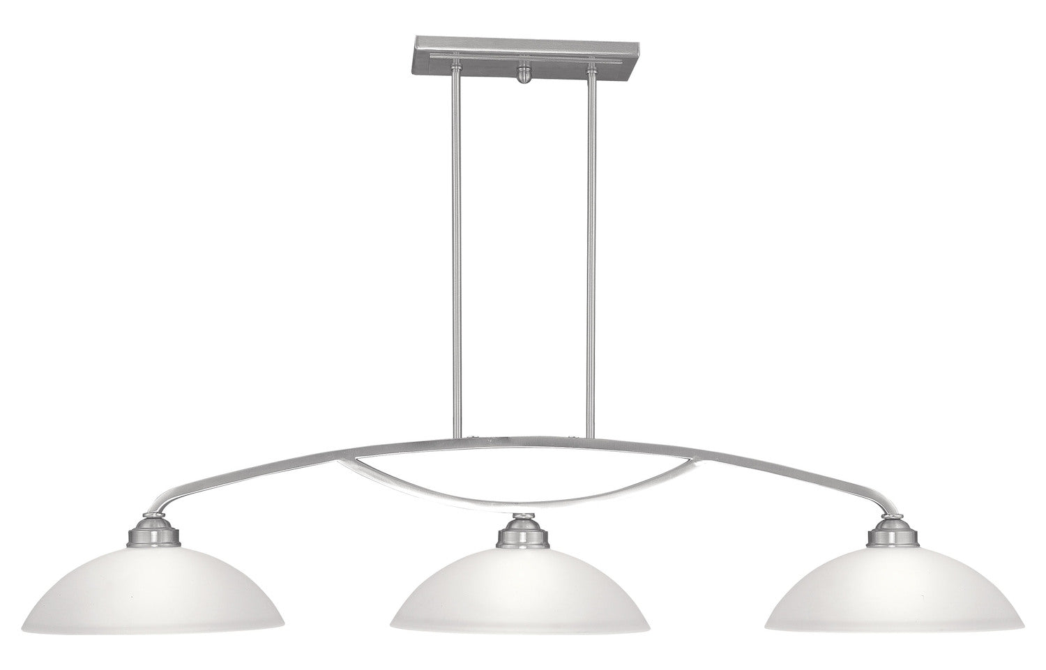 Brushed Nickel Island Light by Livex Lighting