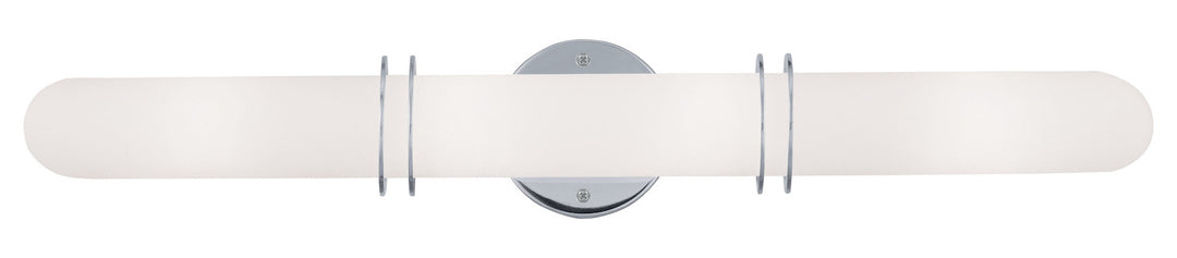 4 Light Polished Chrome Bath Light by Livex Lighting