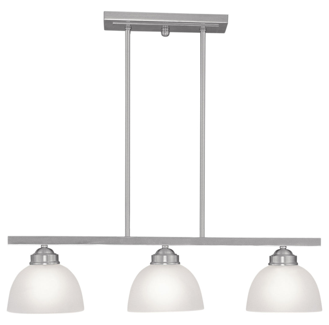 Brushed Nickel Island Light by Livex Lighting