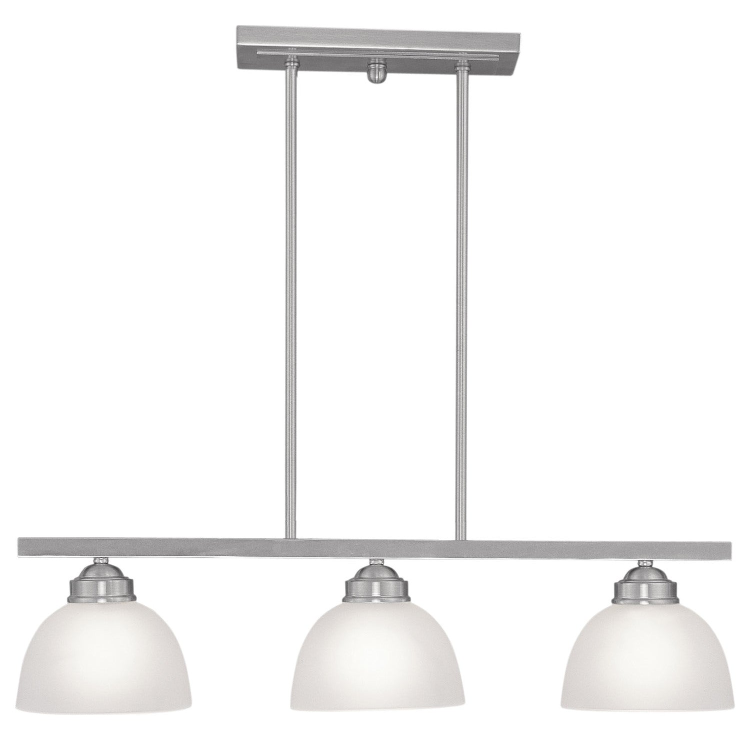 Brushed Nickel Island Light by Livex Lighting