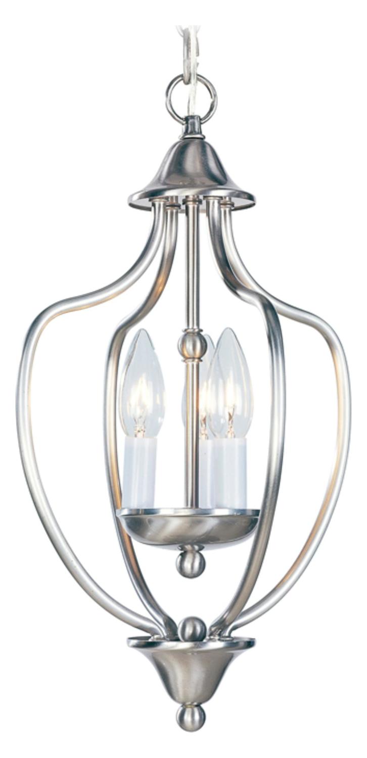 Brushed Nickel Foyer Hall Pendant by Livex Lighting