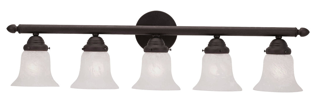 5 Light Bronze Bath Light by Livex Lighting