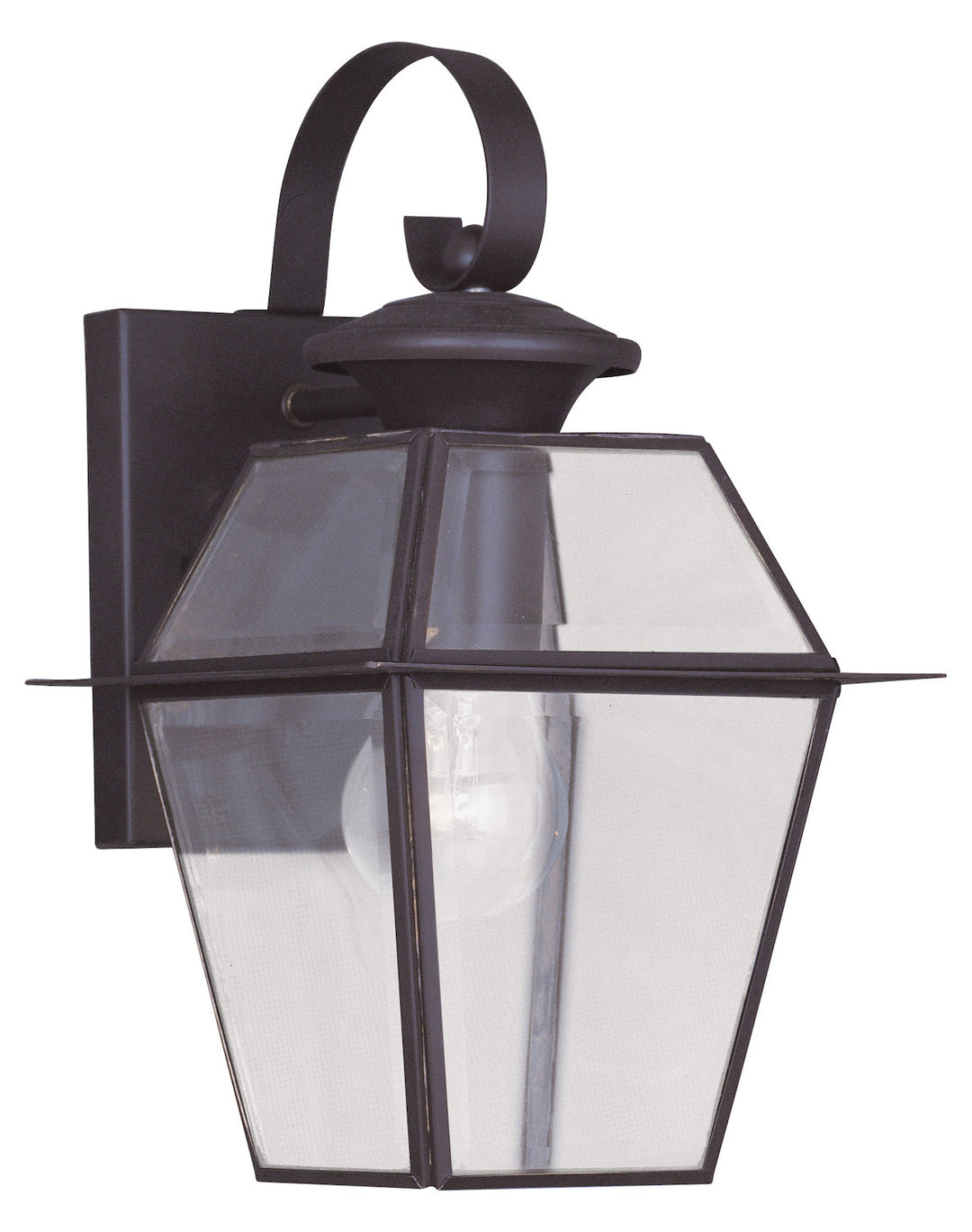 1 Light Bronze Outdoor Wall Lantern by Livex Lighting