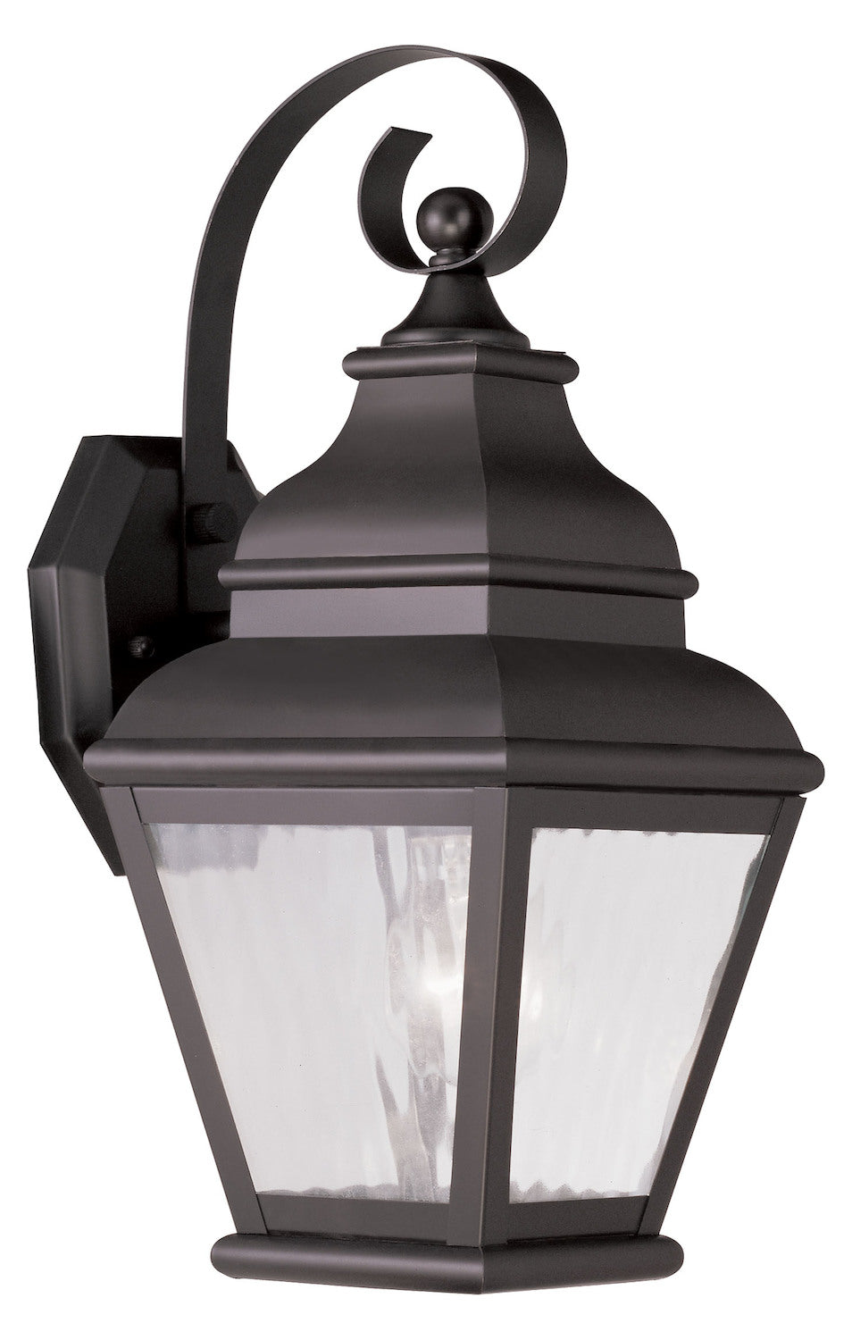 1 Light Bronze Outdoor Wall Lantern by Livex Lighting