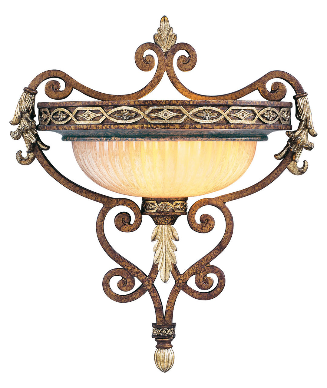 Palacial Bronze With Gilded Accents Wall Light by Livex Lighting
