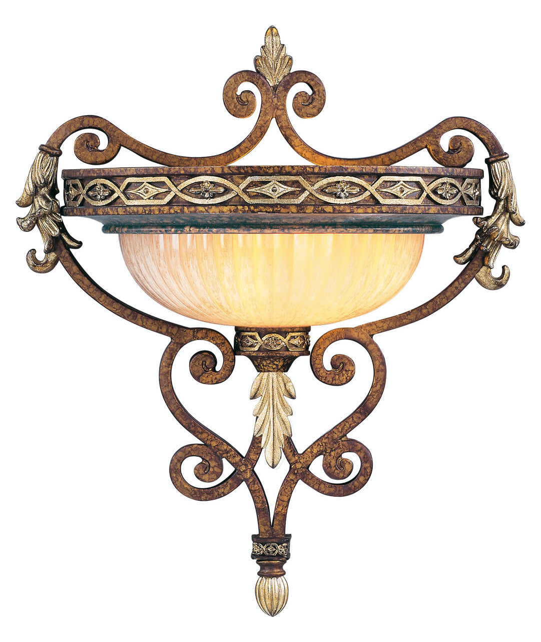 Palacial Bronze With Gilded Accents Wall Light by Livex Lighting