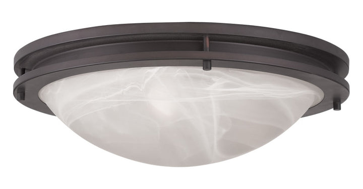 Bronze  3 Light Flush Mount Ceiling Fixture by Livex Lighting