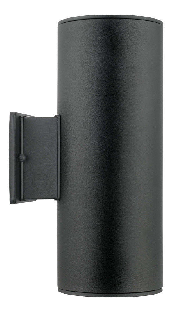 Black  2x75W Wall Light in Black Finish by Eglo