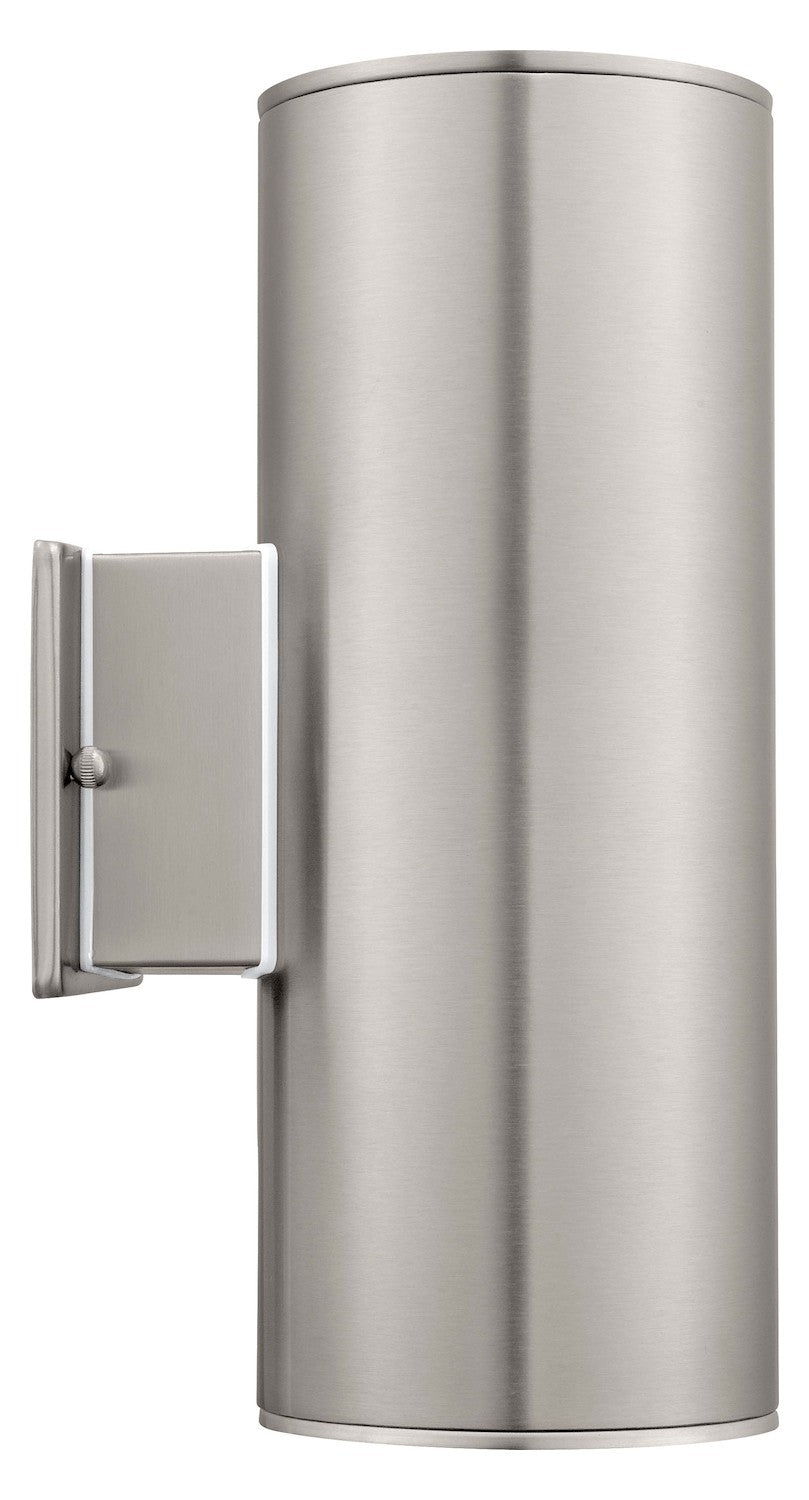 Stainless Steel  2x75W Wall Light in Stainless Steel Finish by Eglo