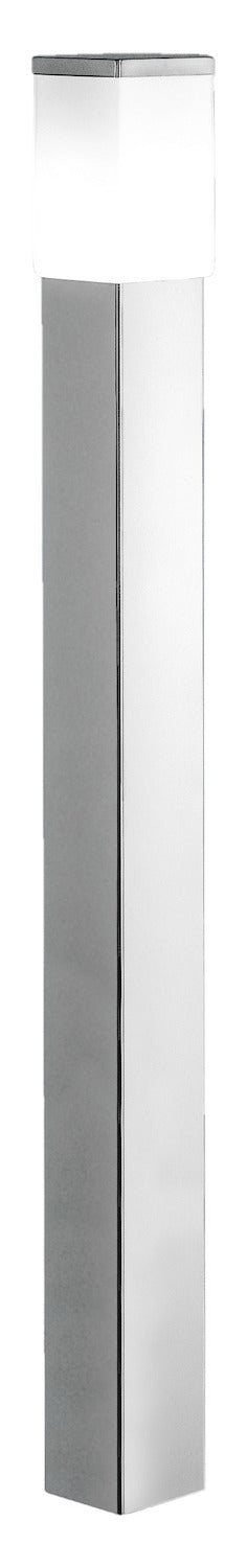 Stainless Steel  Single-Light Outdoor Post Light by Eglo