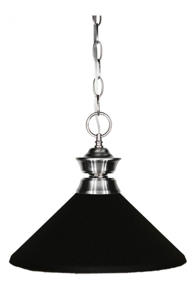 Brushed Nickel 1 Light Full Sized Pendant by Z-Lite
