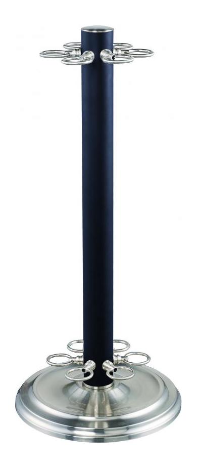 Black / Nickel 26in Pool Cue Stand by Z-Lite