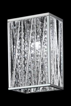 Chrome  1 Light ADA Compliant Wall Sconce with Silver Shade by Z-Lite
