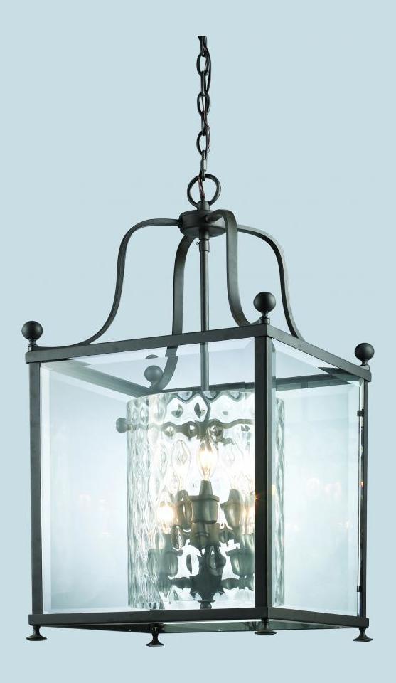 Six Light Bronze  Foyer Hall Pendant by Z-Lite
