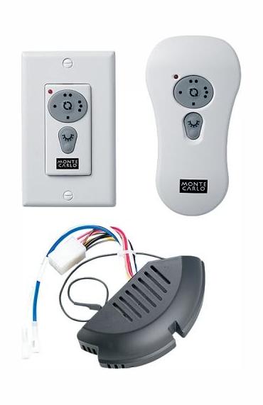 White Fan Wall Mount Control by VC Fan Collection