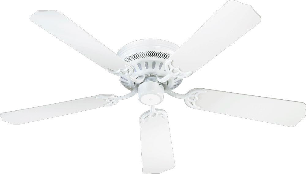 White Hugger Ceiling Fan by Quorum