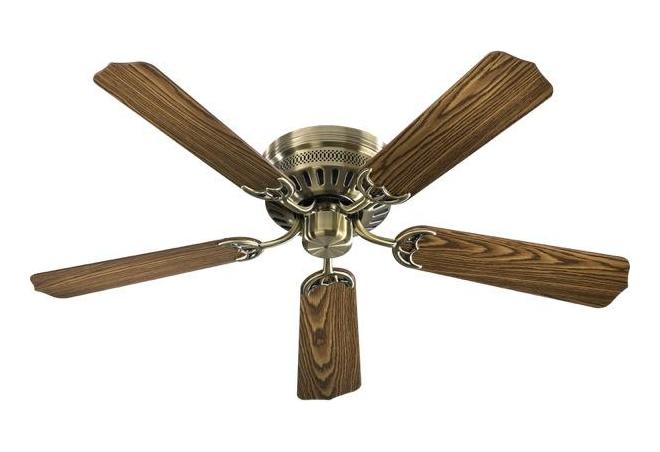 Antique Brass Ceiling Fan by Quorum