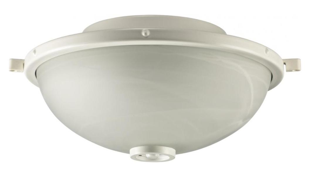 Two Light Studio White Fan Light Kit by Quorum