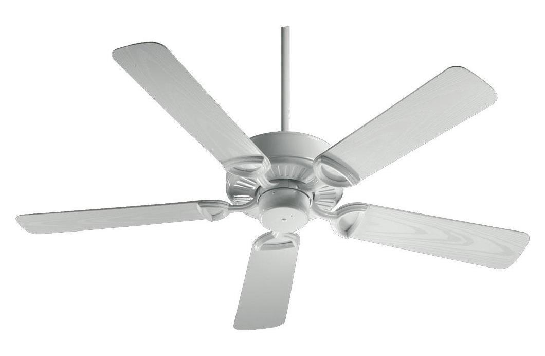 White Outdoor Fan by Quorum