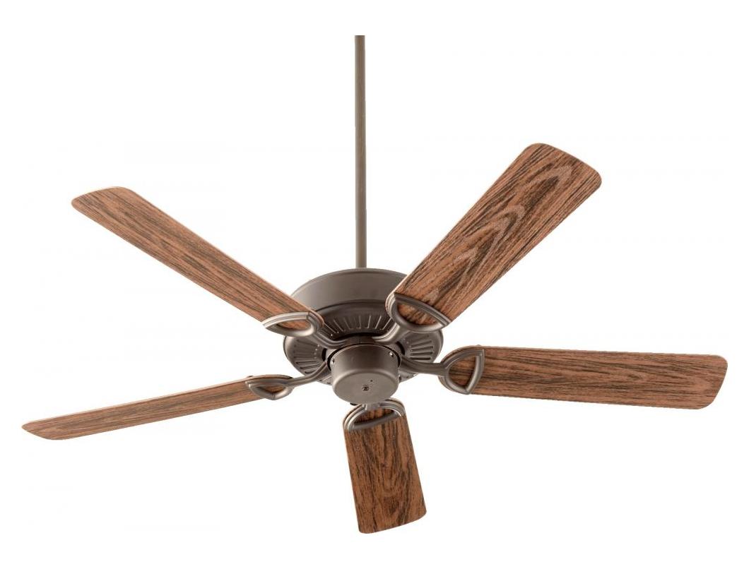 Oiled Bronze Outdoor Fan by Quorum