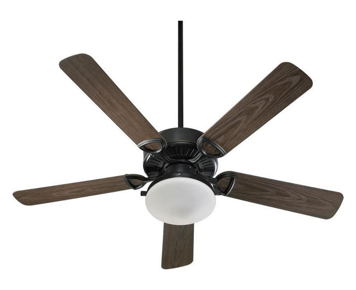 Two Light Old World Outdoor Fan by Quorum