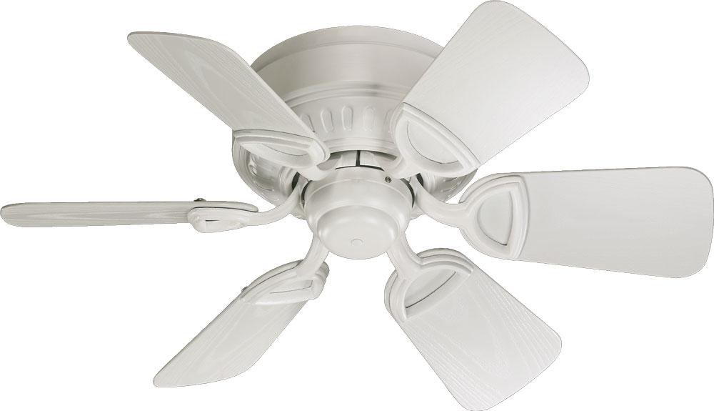 Studio White Outdoor Fan