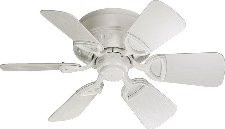 Studio White Outdoor Fan
