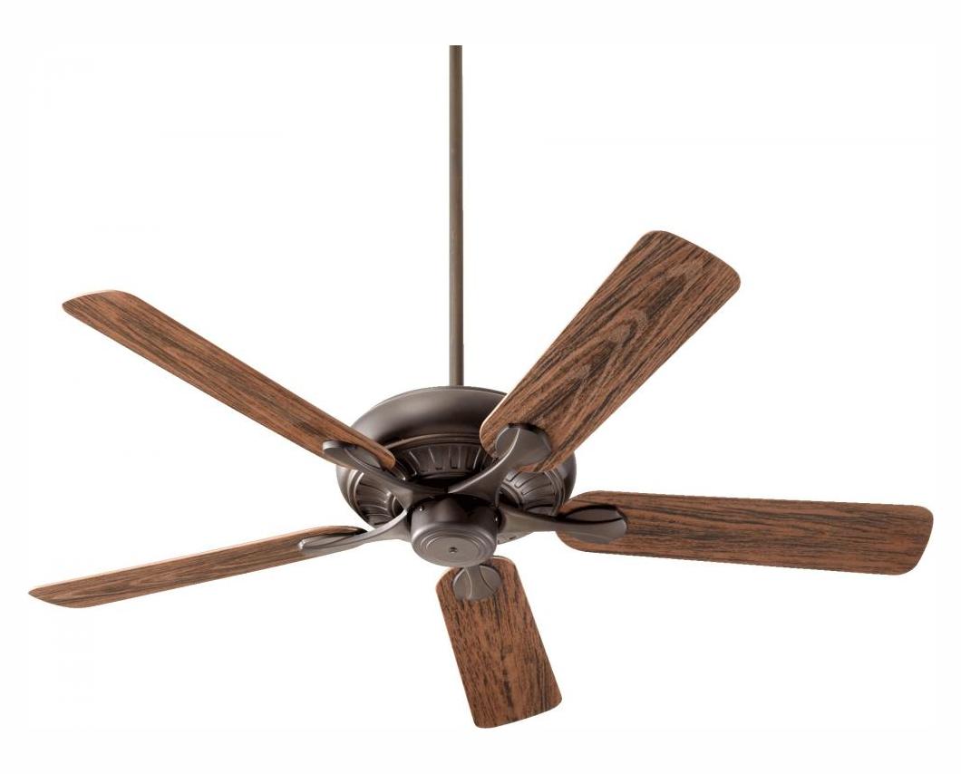 Oiled Bronze Outdoor Fan by Quorum