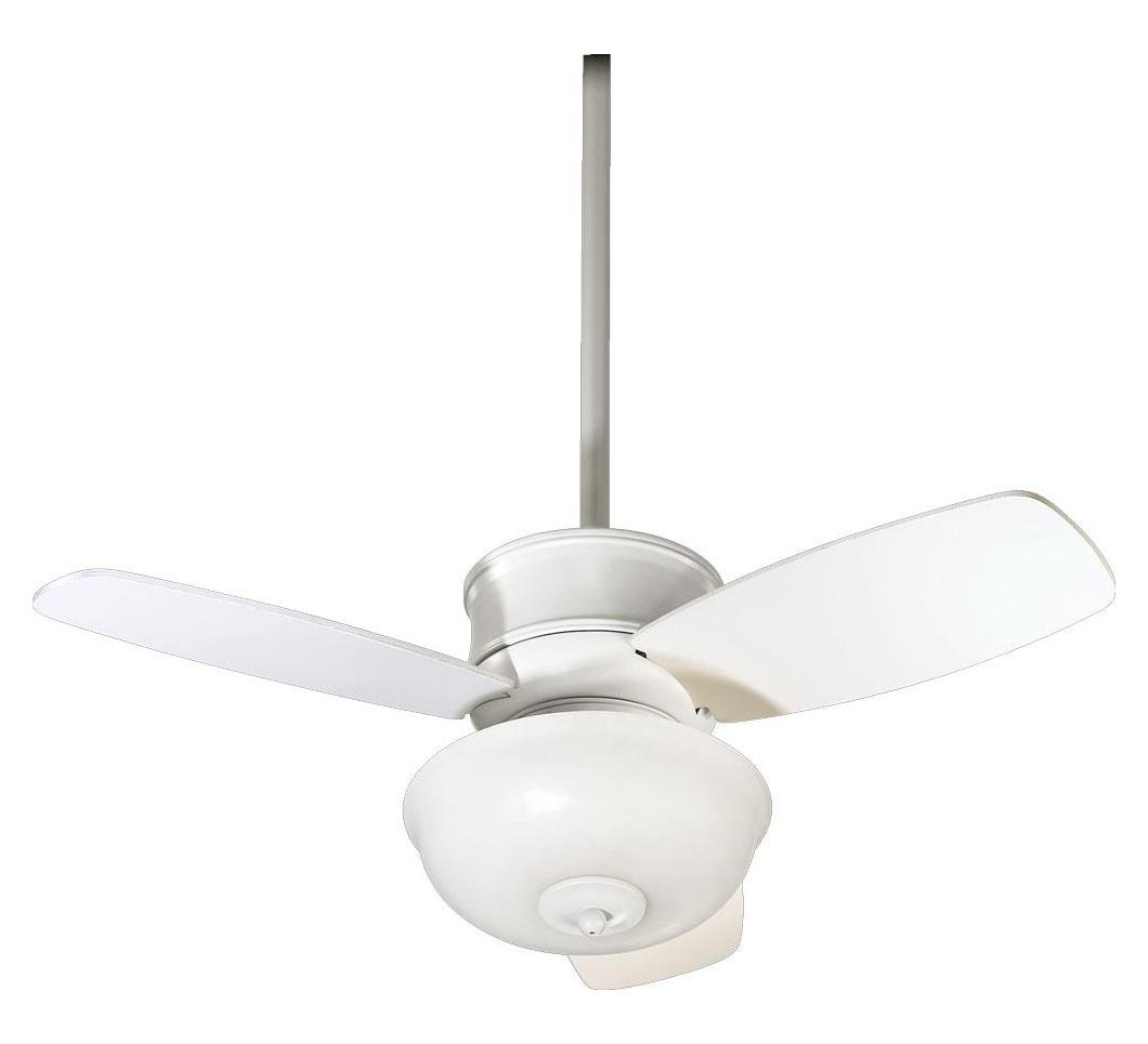 Studio White Ceiling Fan
