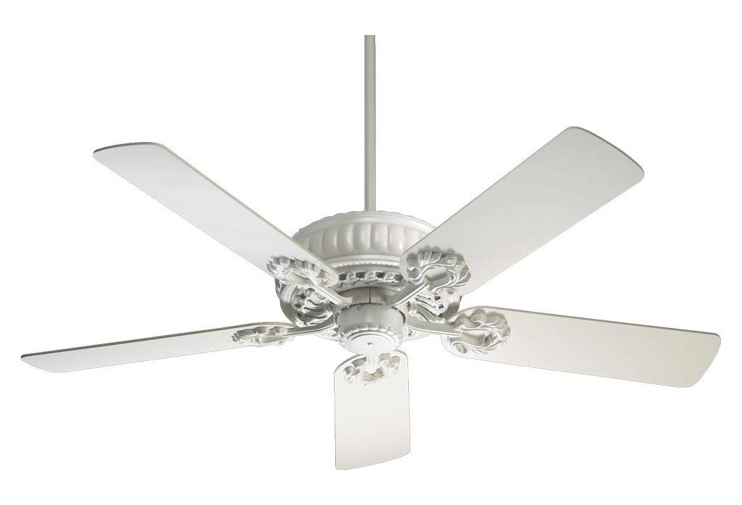 Studio White Ceiling Fan by Quorum