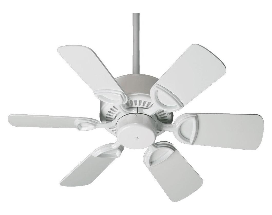 White Ceiling Fan by Quorum