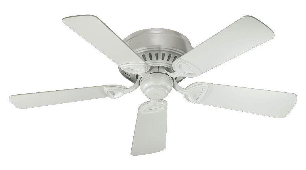 Studio White Ceiling Fan by Quorum