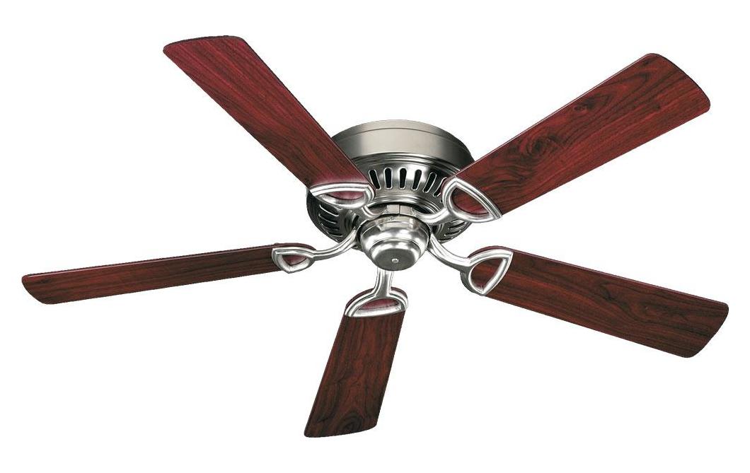 Satin Nickel Ceiling Fan by Quorum