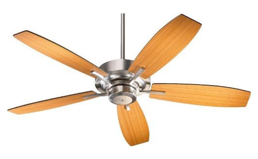 Satin Nickel Ceiling Fan by Quorum