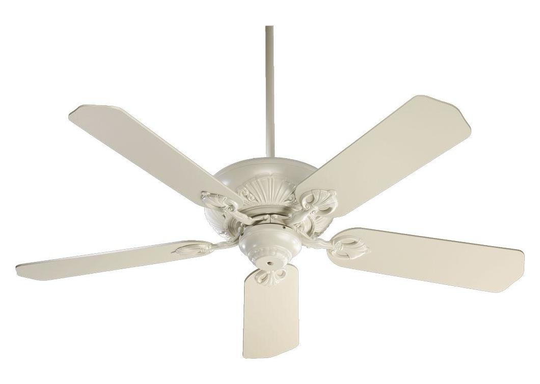 Antique White Ceiling Fan by Quorum