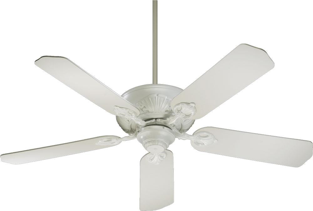 Studio White Ceiling Fan by Quorum