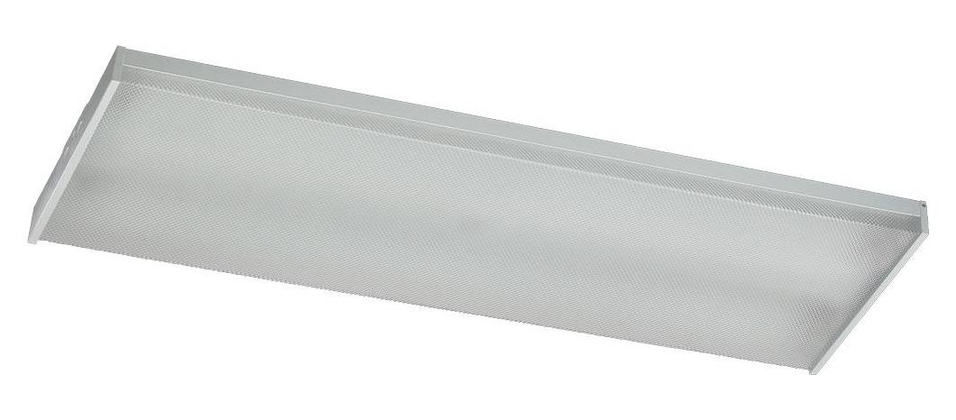 Four Light White Clear Glass Fluorescent Undercabinet Light by Quorum