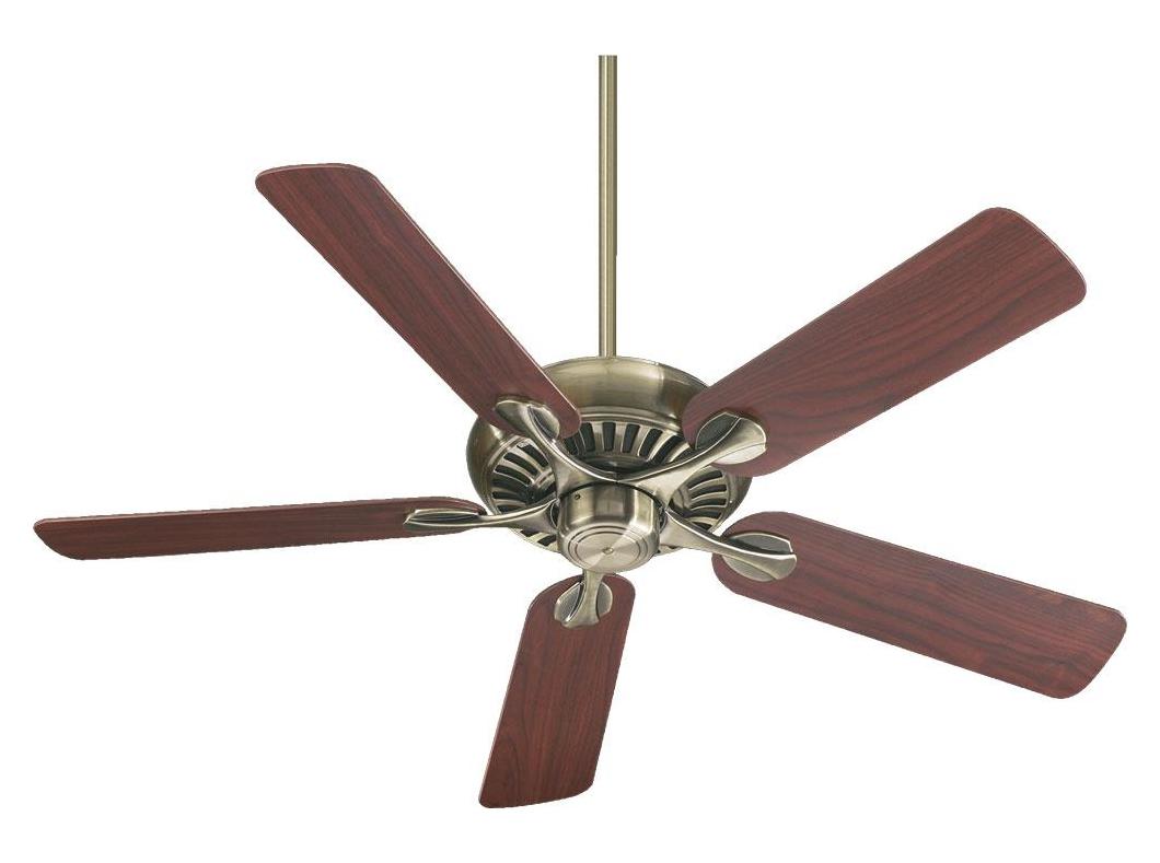 Antique Brass Ceiling Fan by Quorum
