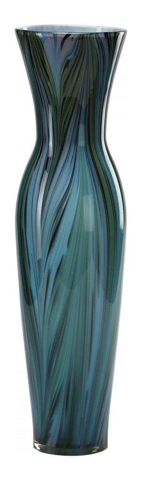 Multi Colored Blue 23in. Tall  Vase by Cyan Designs